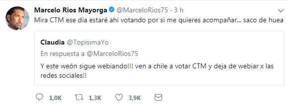 Marcelo Ríos | Twitter