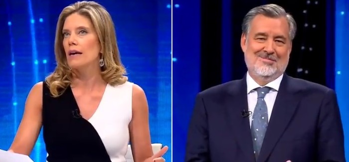 La comentada confusión de Alejandro Guillier con Mónica Rincón en Debate Anatel