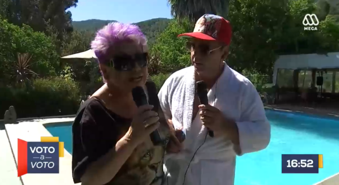 Sin pudores: José Miguel Viñuela se paseó en zunga en 'Voto a Voto'