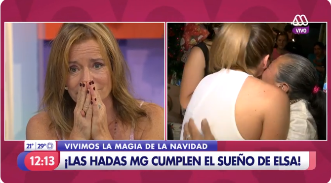 Mucho Gusto sorprendió a abuelita con regalos navideños y su reacción emocionó al panel