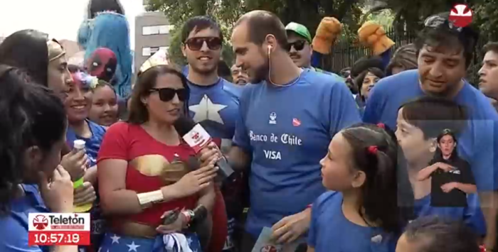 La notable aparición del único rostro de Telecanal en un despacho de la Teletón