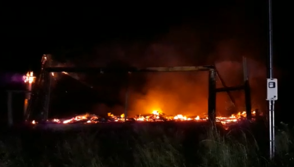 Dos capillas católicas de Cunco fueron quemadas de manera simultánea