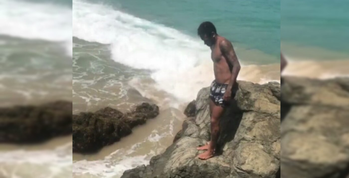 Arriesgado chapuzón de Neymar durante sus vacaciones 'infartó' a los brasileños