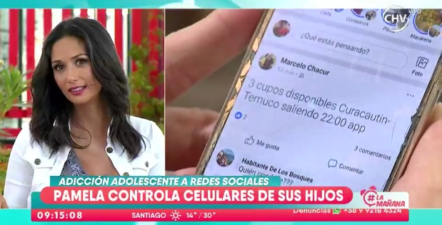 La alta suma que hija adolescente de Pamela Díaz le hizo pagar por mal uso de su teléfono