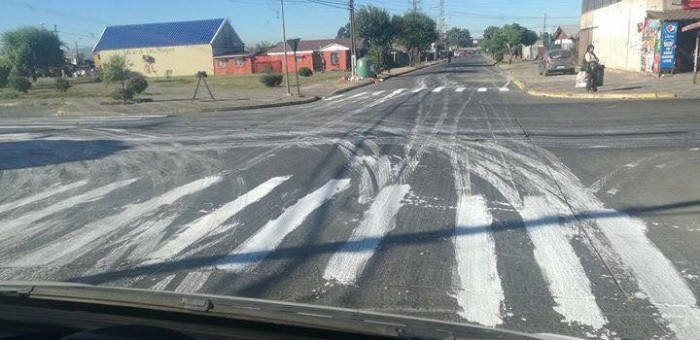 ¿Qué pasó aquí?: el paso de cebra 