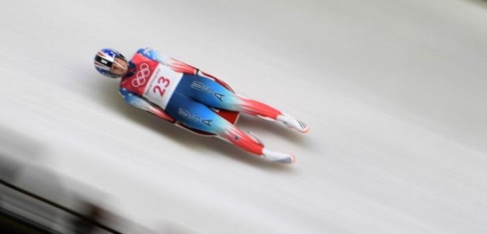 Espeluznante caída en trineo dejó helados a todos en los Juegos Olímpicos de Invierno