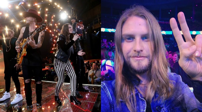 Particular actitud de Jean Philippe Cretton en show de Jesse & Joy sacó risas en Twitter