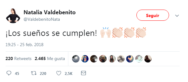 Natalia Valdebenito | Twitter