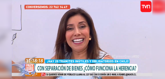 Lo hizo otra vez: Carmen Gloria Arroyo fue aplaudida por su sección en Muy Buenos Días