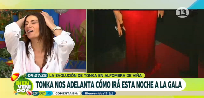 Tonka Tomicic reveló vergonzoso impasse que sufrió con su ropa interior en gala de Viña
