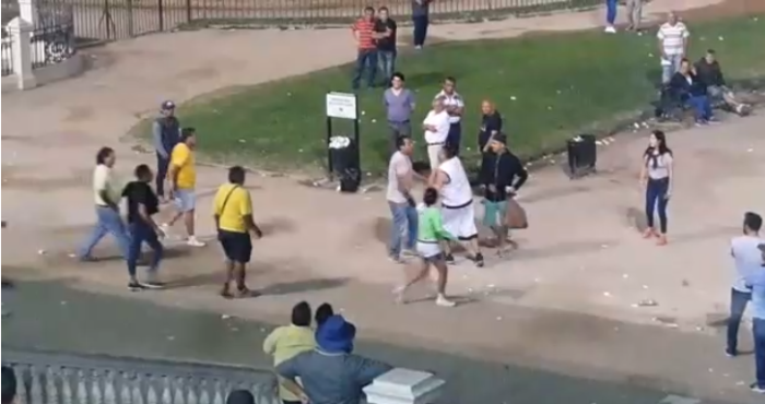 Video muestra momento exacto en que inicia tiroteo en Club Hípico de Santiago