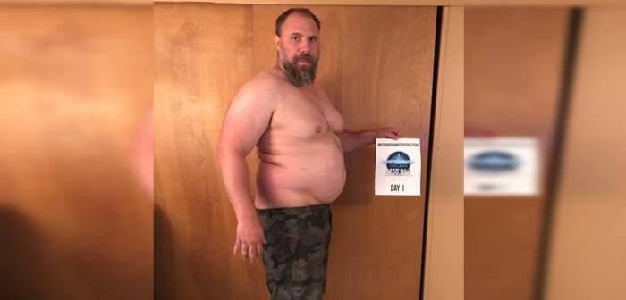 La impactante transformación de padre que perdió 37 kilos para poder jugar con sus hijos