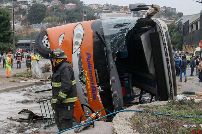 El argumento con el que Pullman Bus se desvinculó del accidente de Valparaíso