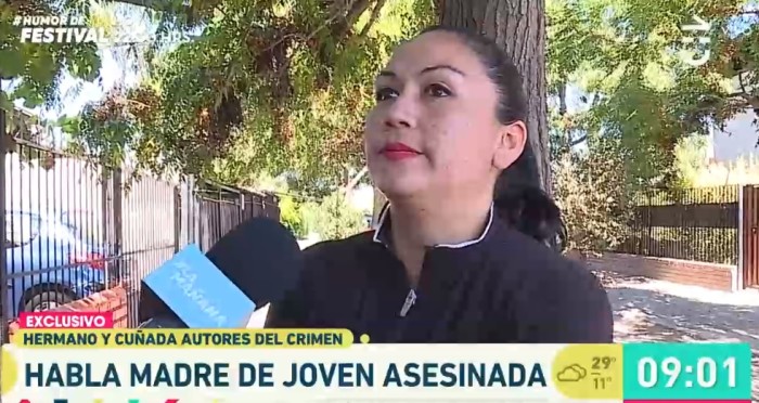 Crimen en La Pintana: madre del autor confeso respondió a las críticas que la cuestionan