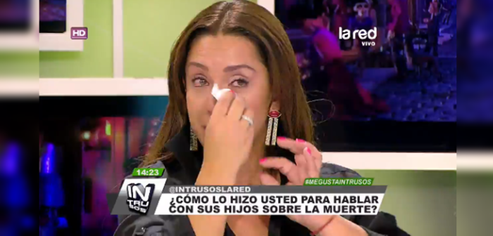 Mariela Sotomayor rompió en llanto tras hablar de la muerte en 'Intrusos'