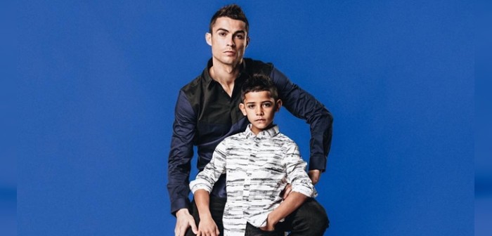 Hijo de Cristiano Ronaldo se luce con foto imitando a su padre: tuvo comentarios divididos