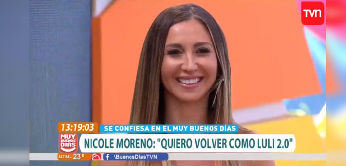 Nicole Moreno visitó Muy Buenos Días tras meses fuera de la TV: habló de su vida amorosa