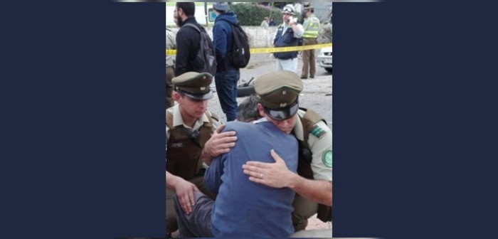 Viral: carabinero que abrazó a víctima de Valparaíso contó cómo fue el emotivo momento