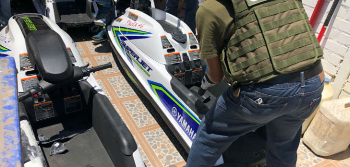 Cae banda italiana que operaba en Chile y Perú traficando droga en motos de agua