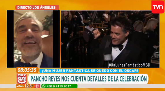 Pancho Reyes contó en 'Muy Buenos Días' cómo vivieron su triunfo en los Oscar