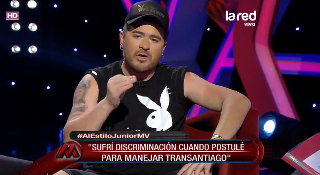 Junior Playboy denunció discriminación en empresa del Transantiago: quería ser chofer