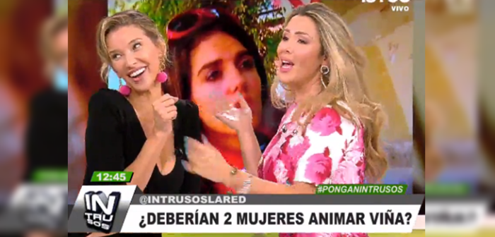 Claudia Schmitd y Romina Saez protagonizan tímido beso en Intrusos