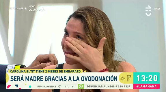 El largo proceso de exopinóloga Carolina Eltit para quedar embarazada: fue por ovodonación