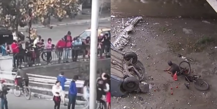 La historia de esfuerzo tras el joven que cayó al río Mapocho: tendrá larga recuperación