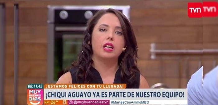 Nueva faceta: Chiqui Aguayo se incorporó como panelista a Muy Buenos Días a Todos