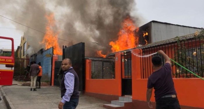 Tragedia: niña de 2 años murió tras voraz incendio en cité donde vivía en Coquimbo