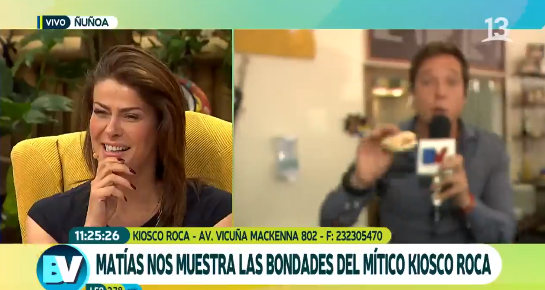 Matías Vega sufrió divertido impasse en 'Bienvenidos' por culpa de un camarógrafo