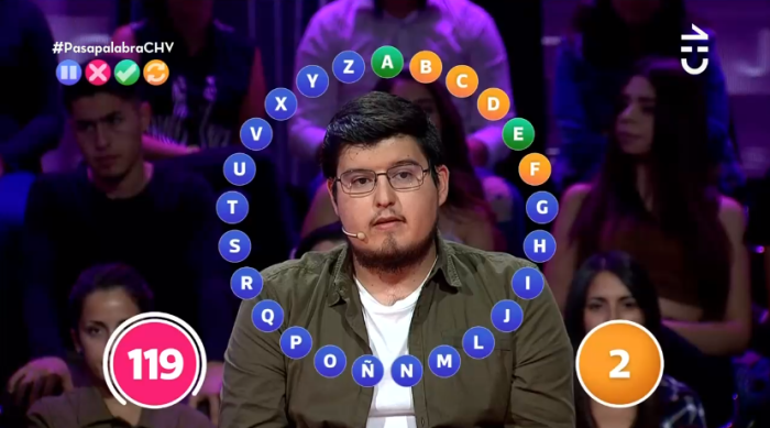 Le dicen 'Metralleta': participante de Pasapalabra se lució por su rapidez para responder