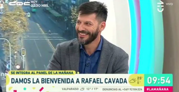 Rafael Cavada se integra oficialmente a 'La Mañana' de Chilevisión