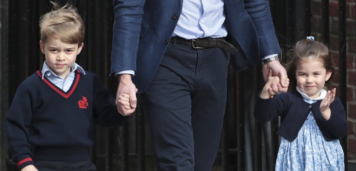 Hijos del príncipe William y Kate Middleton se robaron la película en la boda real