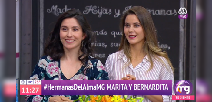 Actriz Marita García presentó en Mucho Gusto a talentosa hermana mayor: cantaron juntas