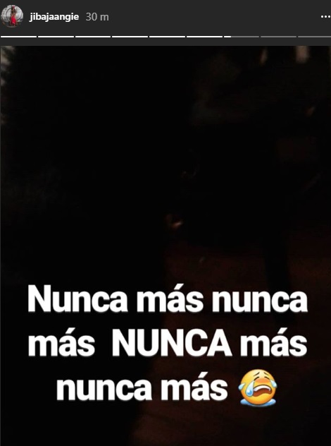 Angie Jibaja | Instagram Stories