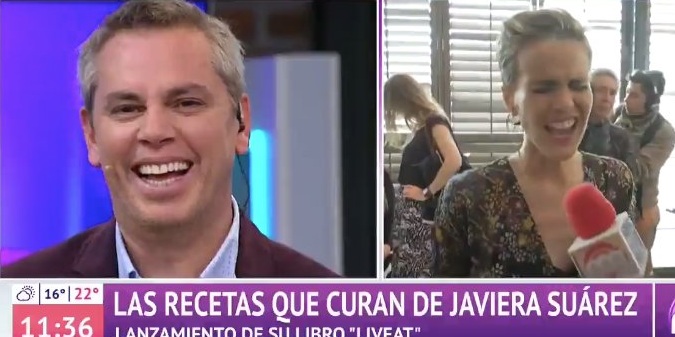 El divertido fail que protagonizó Javiera Suárez en Mucho Gusto: se confundió de matinal