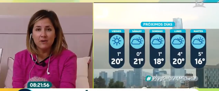 Despacho de Michelle Adam enferma y desde su casa enfureció a televidentes de Bienvenidos