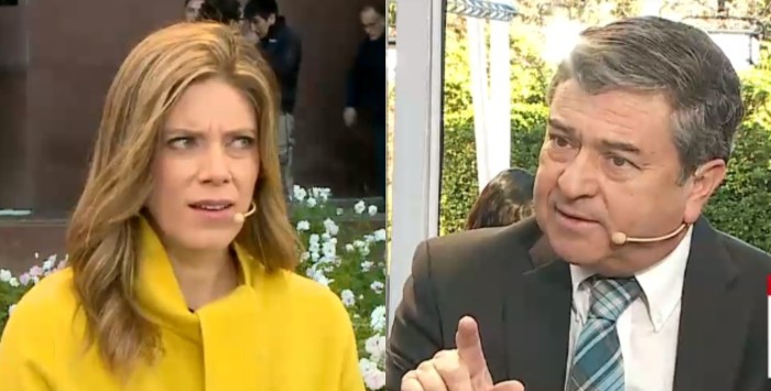 Mónica Rincón vivió tenso momento junto a senador Coloma tras confusión sobre feminismo