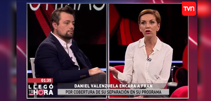 Llegó tu hora: Daniel Valenzuela encaró a García-Huidobro por cobertura de su separación