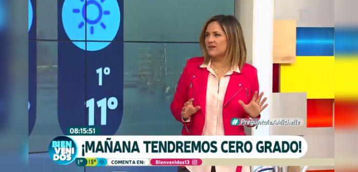 Michelle Adam volvió a Bienvenidos tras realizar criticado despacho enferma y en su casa