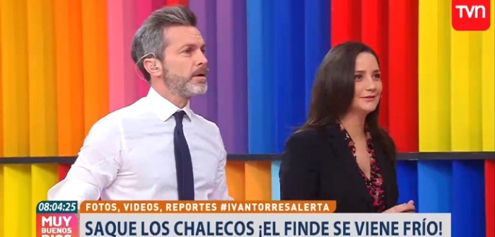 Chaqueta de Cristián Sánchez sacó risas en el matinal: lo compararon con 'Melame'