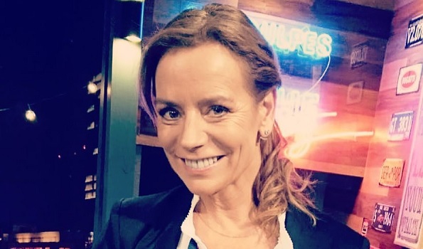 Acusan supuesto desaire de Mega a Kathy Salosny tras visita de Neme a su programa