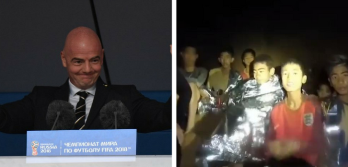 ¿Desatinada propuesta? FIFA invitó a niños atrapados en cueva a la final del Mundial