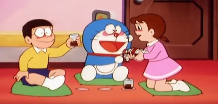 Reflotan capítulo donde aparece Doraemon emborrachándose y en redes no lo pueden creer