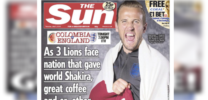 ¿Coincidencia o burla? Polémica portada mundialera de The Sun indignó a colombianos