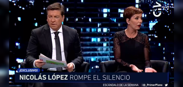 La ácida crítica que se repitió en 'Primer Plano' tras tratar denuncias a Nicolás López