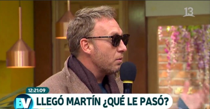 El motivo por el que Martín Cárcamo debió ir a Urgencias y llegar tarde a Bienvenidos
