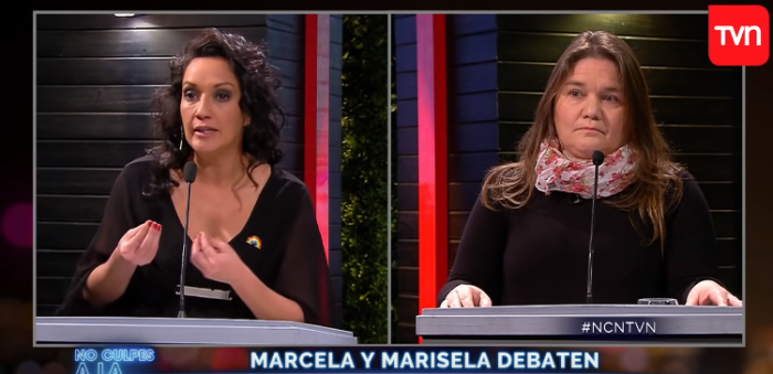 Marisela Santibáñez y Marcela Aranda tuvieron tenso cara a cara en 'No Culpes a la Noche'