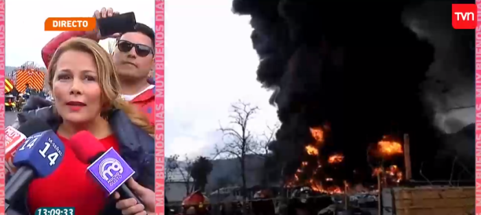 Cathy Barriga increpó en vivo a dirigentas tras responsabilizarlas por incendio en Maipú